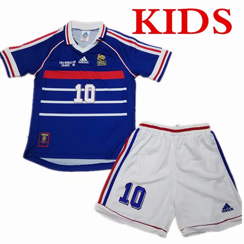 1998 France kids kit home Retro.