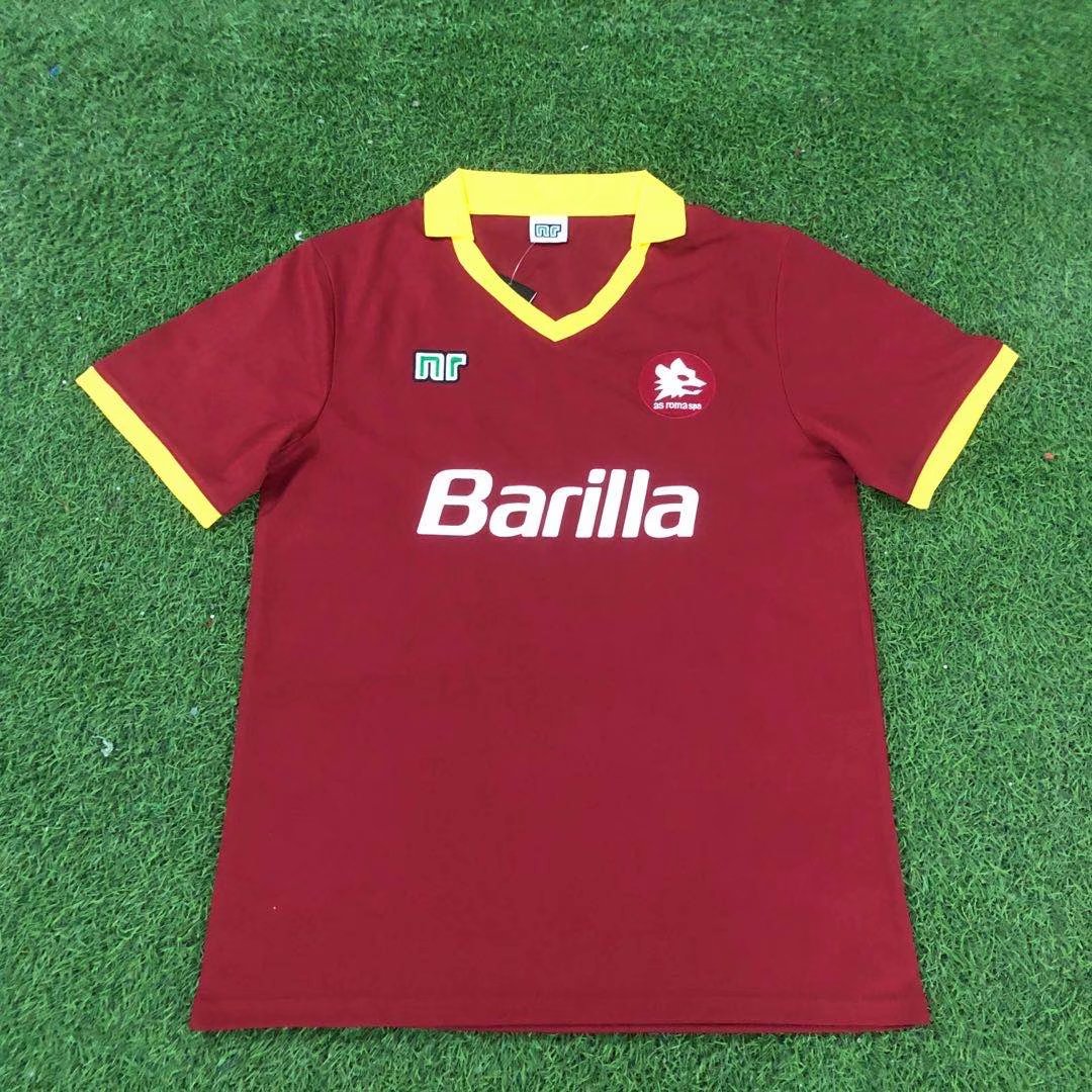 1989-1990 AS ROME HOME FOOTBALL Retro