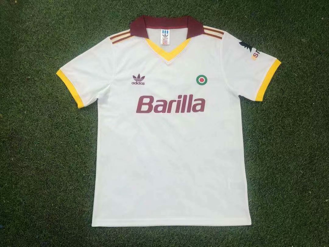 1991-1992 AS ROME away FOOTBALL Retro