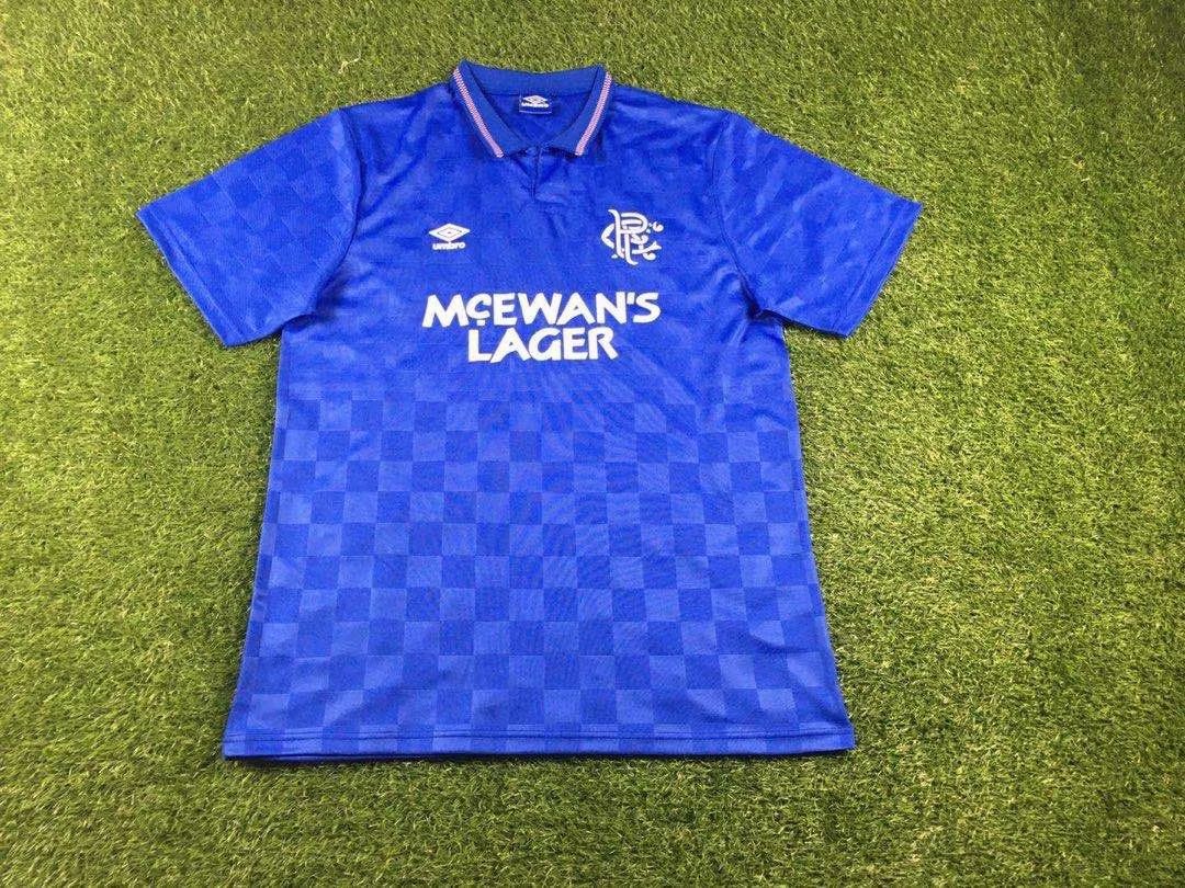 1987-1989 Rangers FC home Retro.