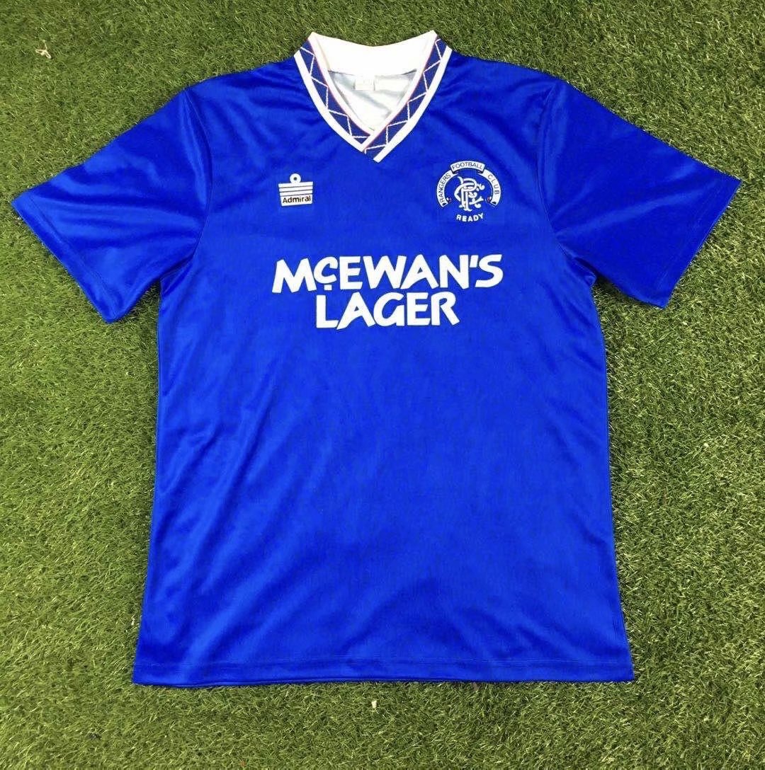 1990-1992 Rangers FC home Retro.