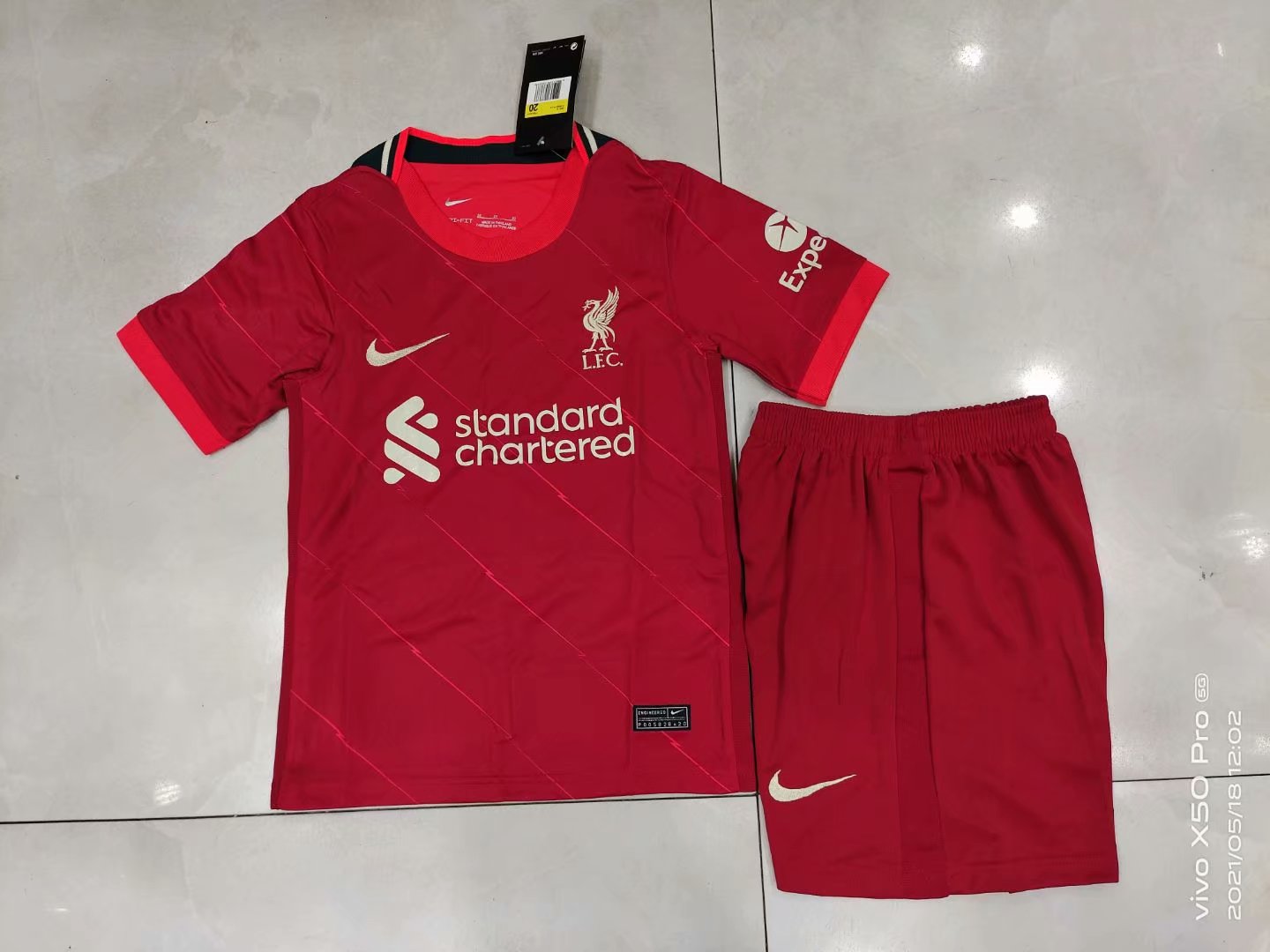 2021-2022 Liverpool HOME kids kit 