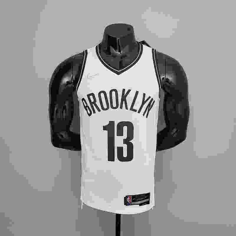 75th Anniversary Harden #13 Nets White NBA Jersey S-XXL(F909)