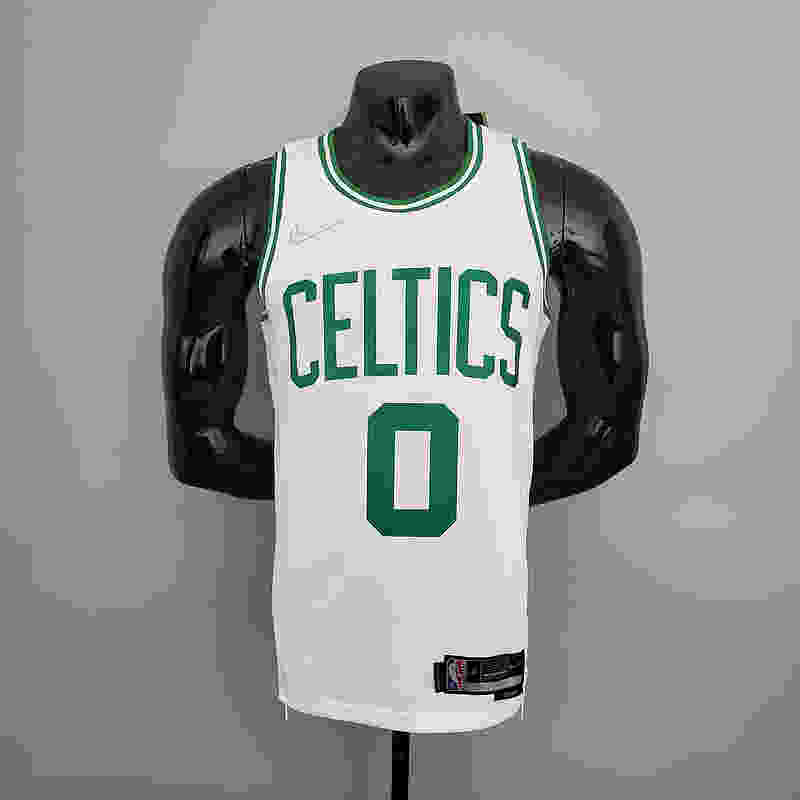 75th Anniversary Tatum #0 Celtics White NBA Jersey S-XXL(81A0)