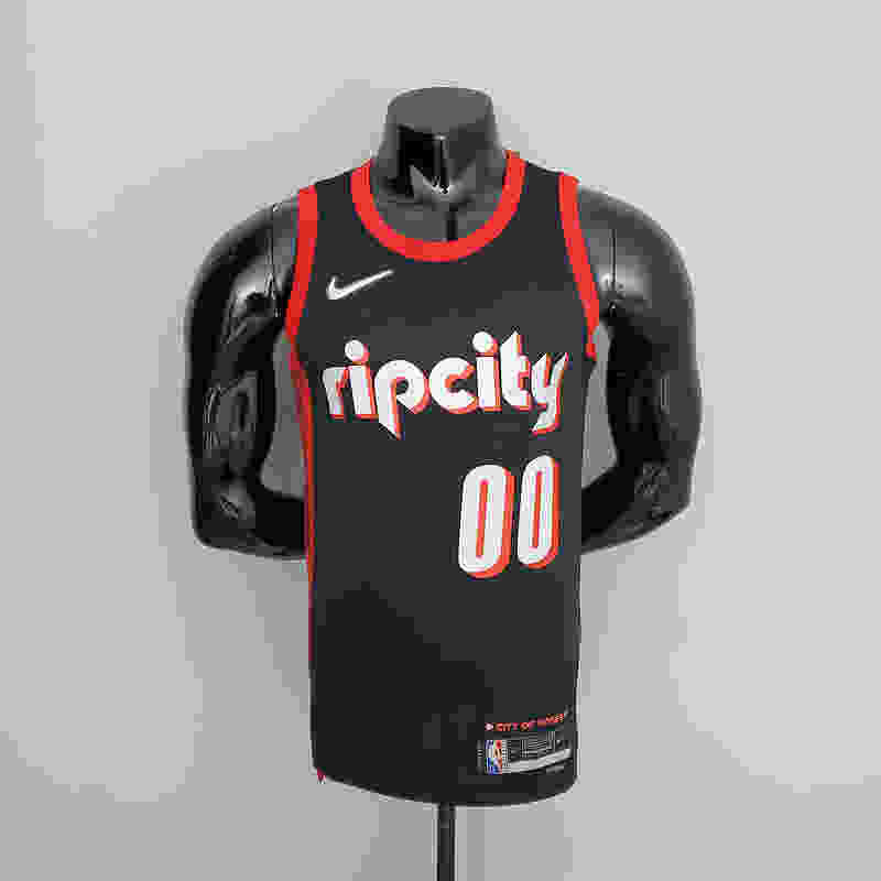 2022 Season Anthony#00 Trail Blazers Urban Edition Black NBA Jersey S-XXL(AF64)