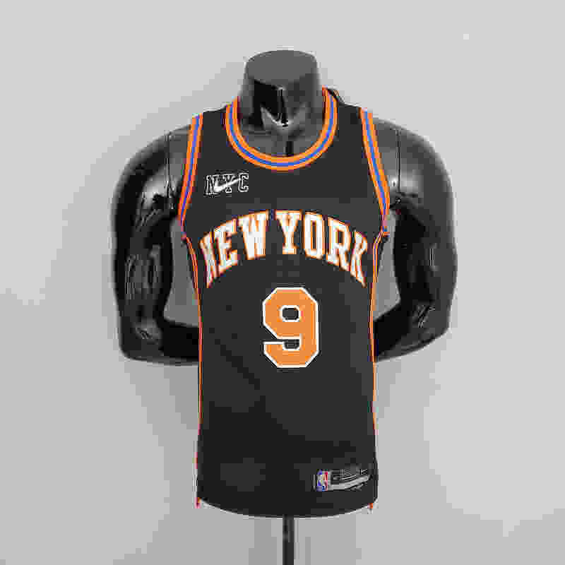 2022 Season Barrett #9 Knicks Urban Edition Black NBA Jersey S-XXL(8335)