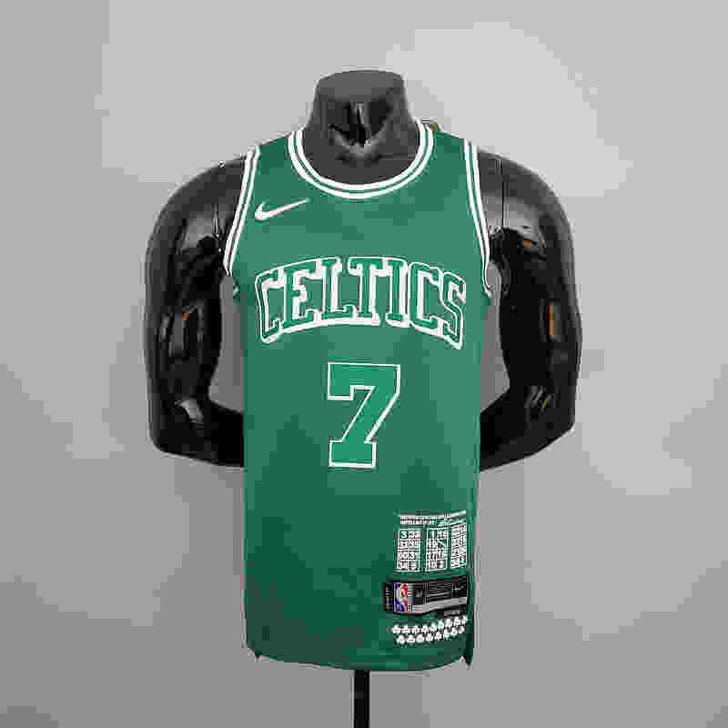 2022 season Brown#7 Teltes City Edition Green NBA Jersey S-XXL(57B7)