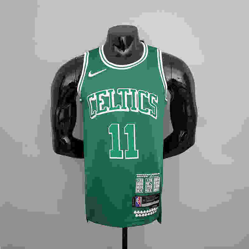 2022 season irving#11 Teltes City Edition Green NBA Jersey S-XXL(40E9)