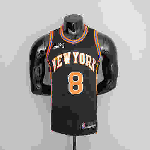 2022 Season Walker #8 Knicks Urban Edition Black NBA Jersey S-XXL(5D5C)