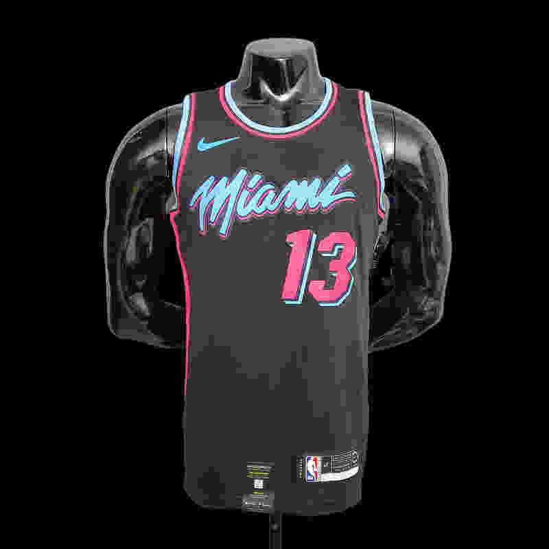 ADEBAYO#13 Miami Heat V-neck black NBA jersey Size︰XS-XXL Nike connect recogniti...(79BC)