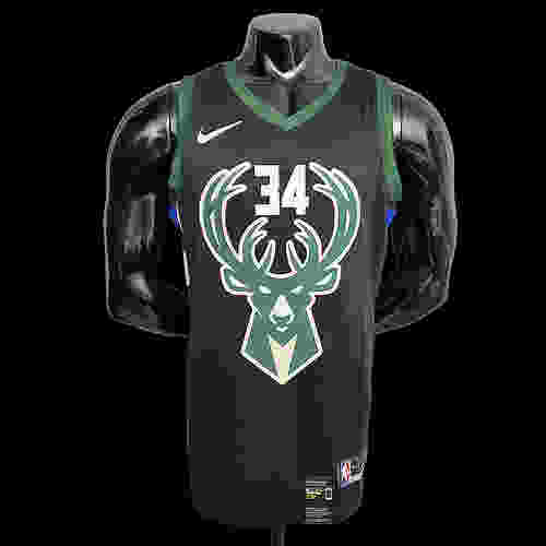 Antetokounmpo#34 Bucks Fruit Green NBA jersey SizeXS-XXL Nike connect recognitio...(756A)