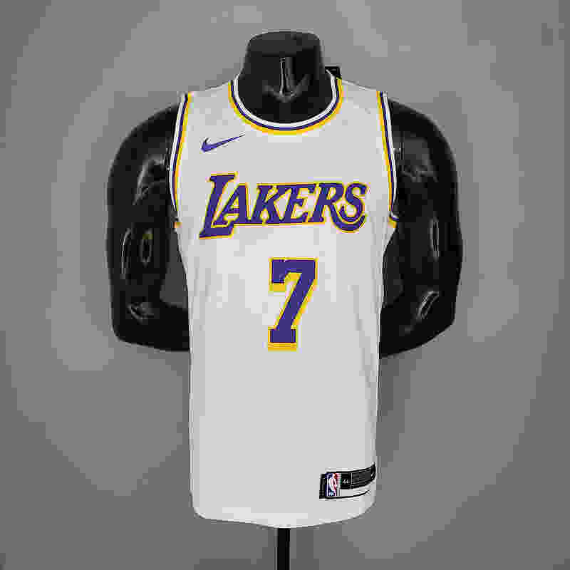 ANTHONY#7 Lakers yellow NBA jersey Size︰S-XXL(8F41)