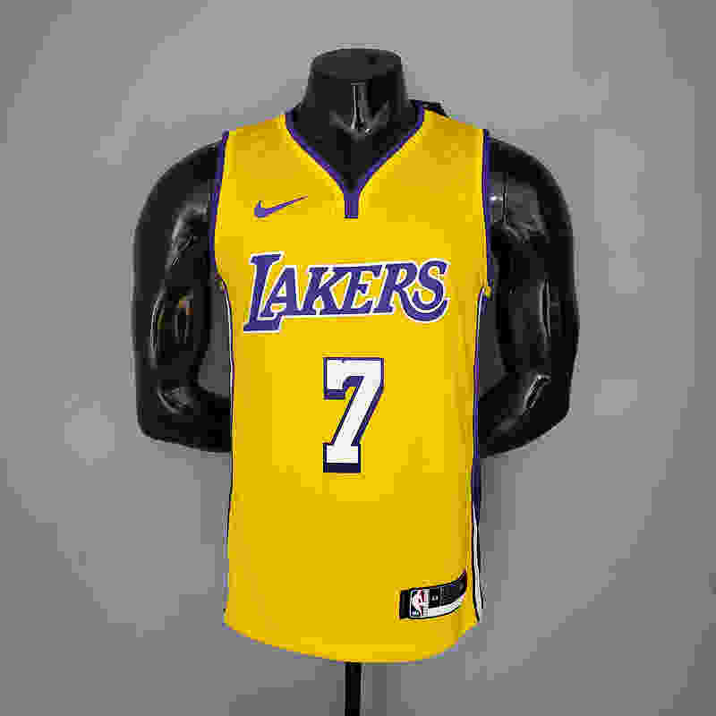 ANTHONY#7 Lakers yellow NBA jersey Size︰S-XXL(2120)