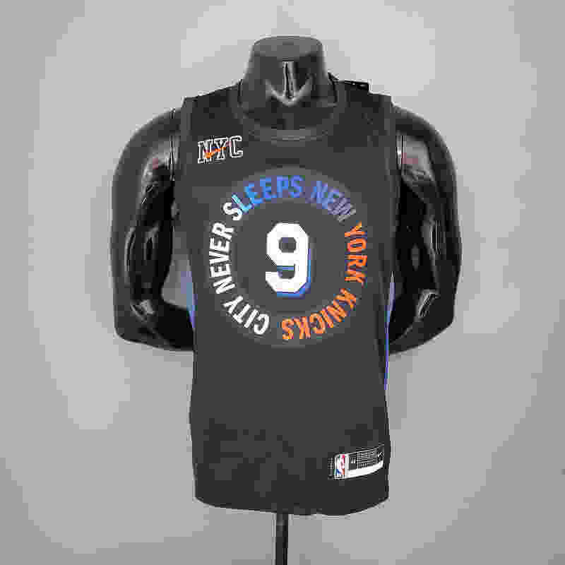 BARRETT#9 Knicks City Edition Black NBA Jersey S-XXL(A1F0)