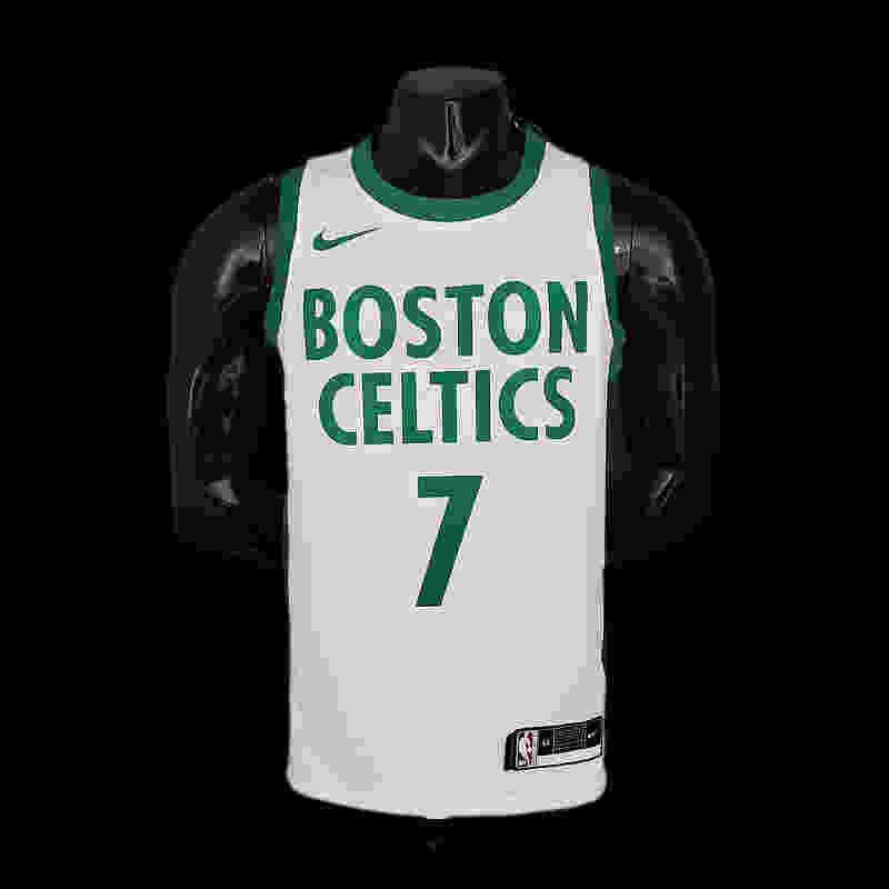 BROWN#7 Celtics White City Edition NBA jersey Size︰S-XXL(EB9A)