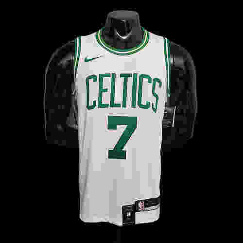 BROWN#7 Celtics White NBA jersey Size︰S-XXL Nike connect recognition(592B)