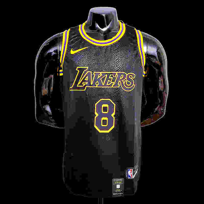 BABryant #8 Lakers black NBA jersey SizeXS-XXL Nike connect recognition(E3CA)