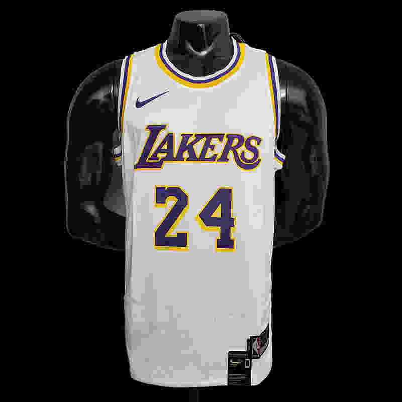 Bryant #24 Lakers Round neck white NBA jersey SizeXS-XXL Nike connect recognitio...(B0DD)