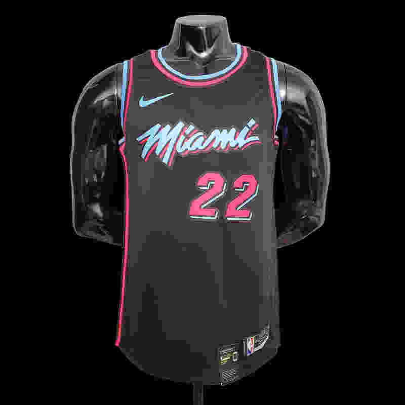 BUTLER #22 Miami Heat black NBA jersey SizeXS-XXL Nike connect recognition(3C3C)