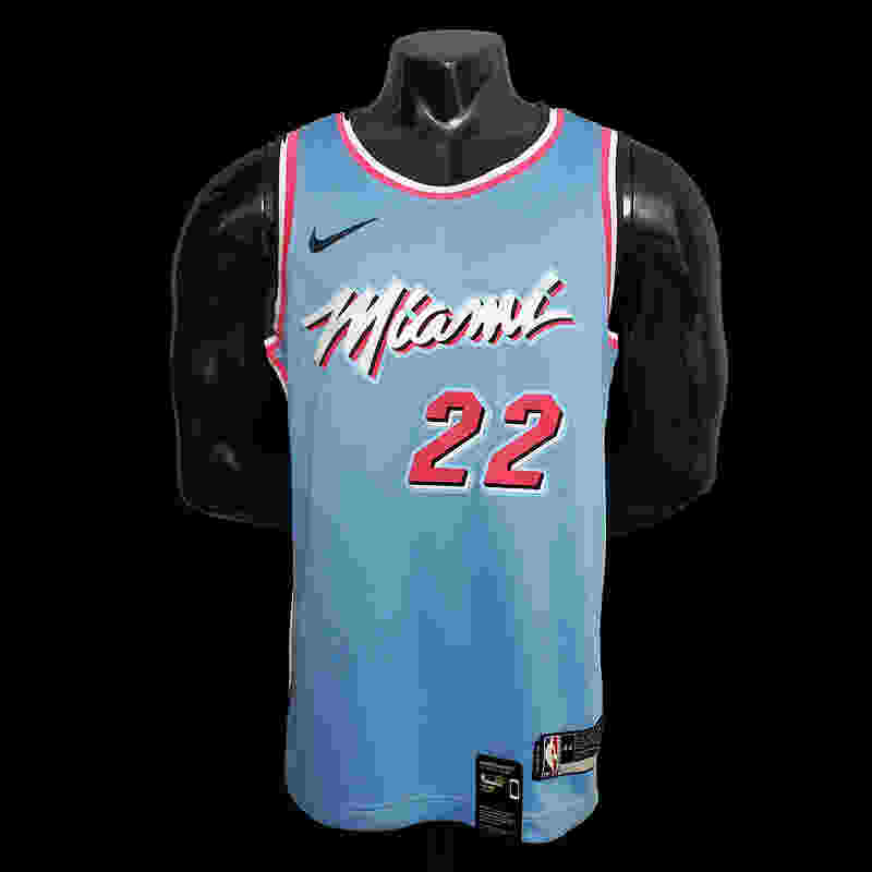 BUTLER #22 Miami Heat blue NBA jersey SizeXS-XXL Nike connect recognition(ECB1)