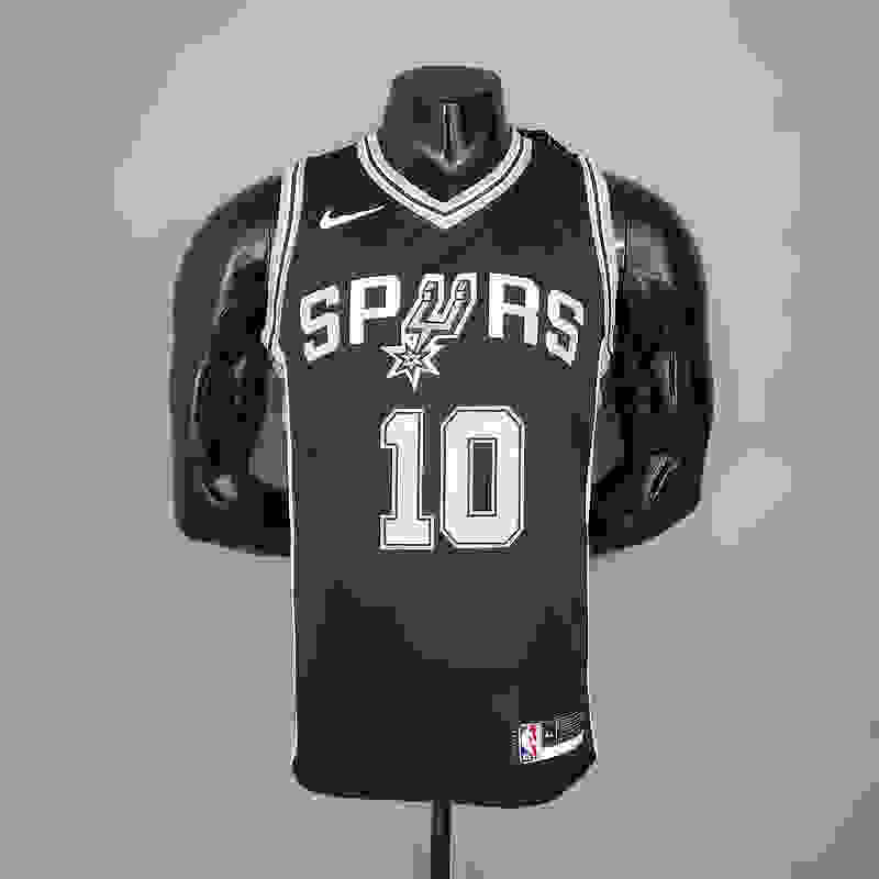 DeROZAN#10 Spurs Spurs Black NBA Jersey S-XXL(130B)