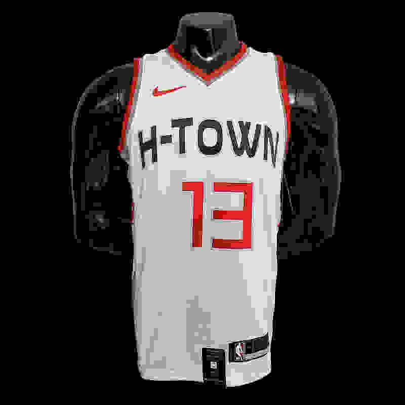 HARDEN#13 Rockets City Edition White NBA jersey Size︰XS-XXL Nike connect recogni..