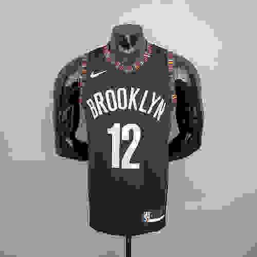 harris#12 Brooklyn Nets City version black NBA jersey Size︰S-XXL