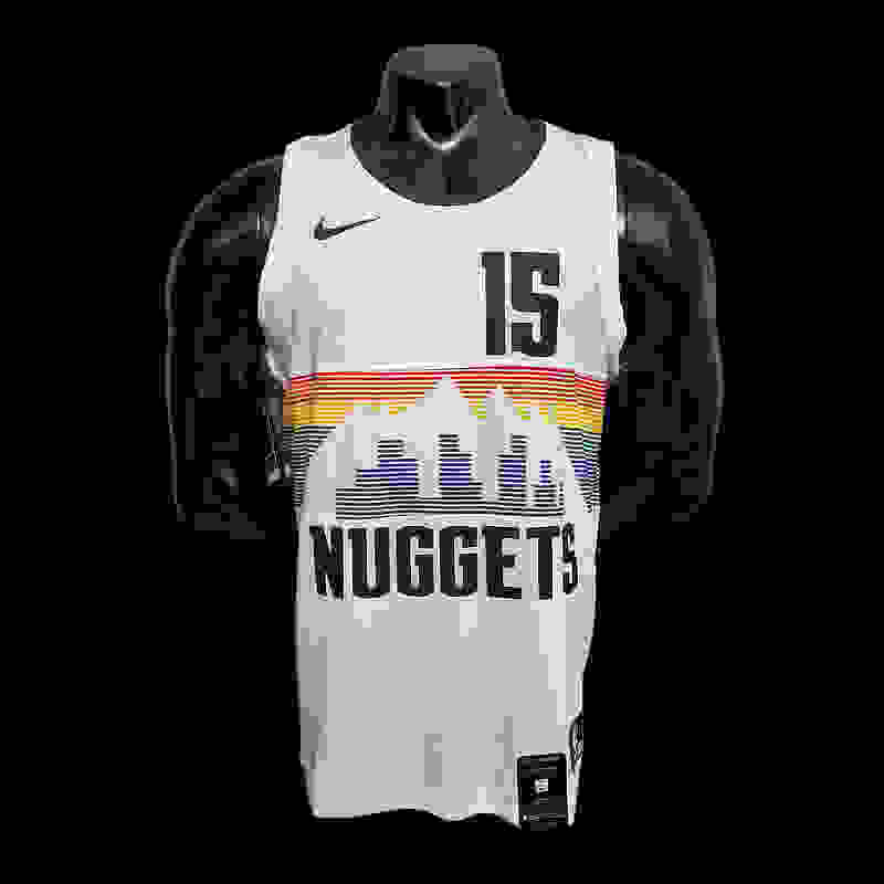 JDKIC#15 Nuggets City Edition Black jersey Size︰ XS-XXL Nike connect recognition