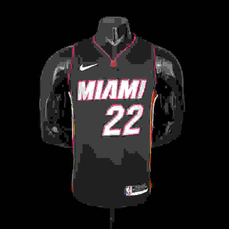 Miami Heat BUTLER#22 Black NBA Jersey S-2XL(EFF8)