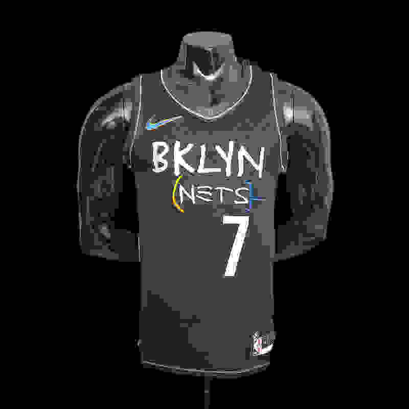 New Brooklyn Nets DURANT#7 City Edition Black S-XXL(8A0A)