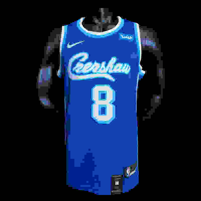 new Bryant #8 Lakers blue NBA jersey Size︰XS-XXL Nike connect recognition(099E)