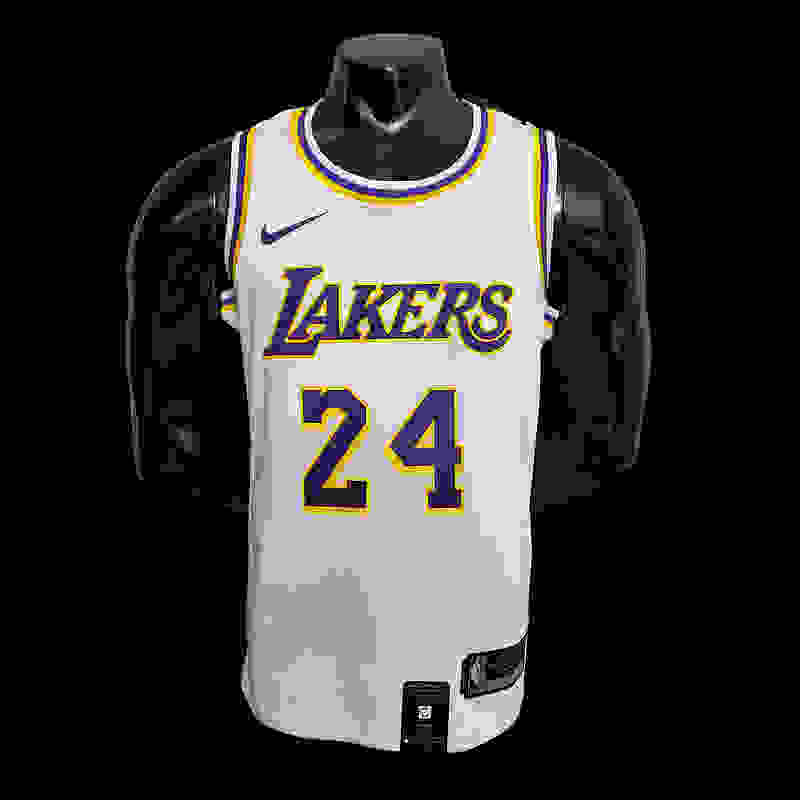 New Bryant #24 Lakers white NBA jersey SizeXS-XXL Nike connect recognition(5301)