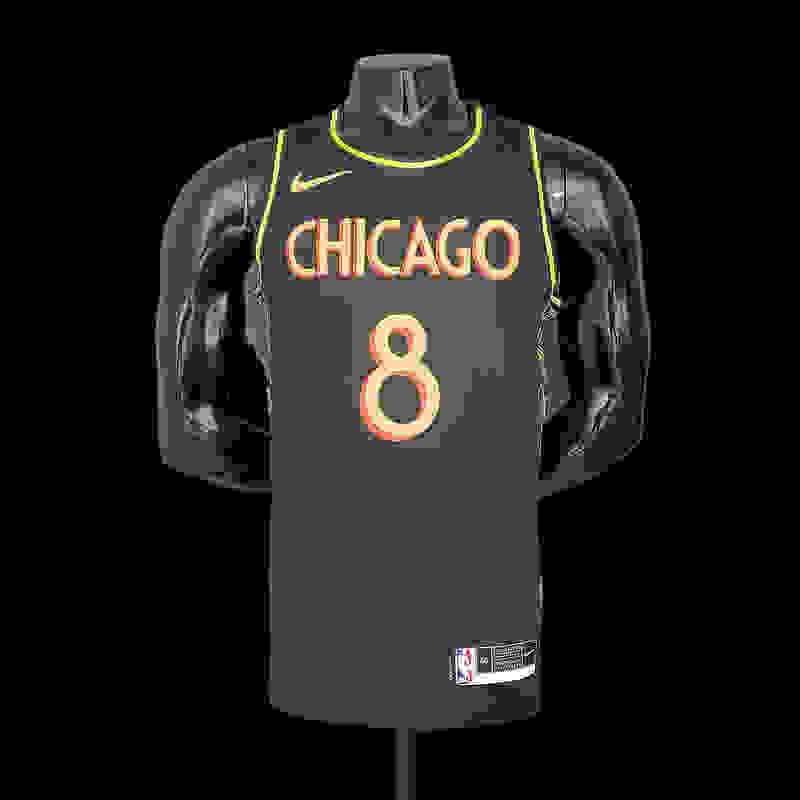 New Bull LAVINE#8 Team City Edition Black S-XXL(72B9)