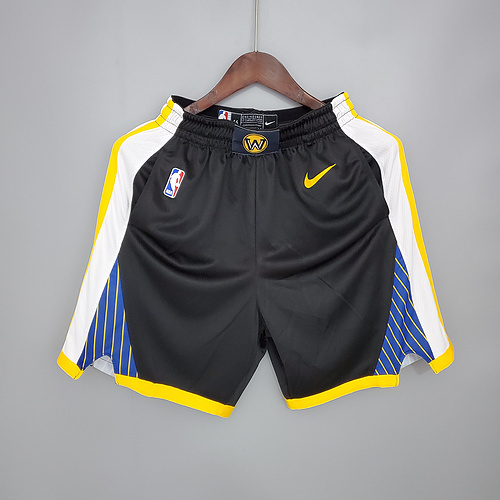 Warriors black NBA shorts S-XXL