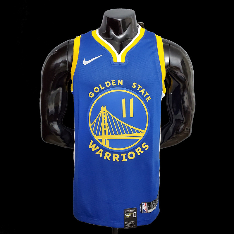 Thompson #11 Golden State Warriors blue NBA jersey SizeXS-XXL Nike connect recog