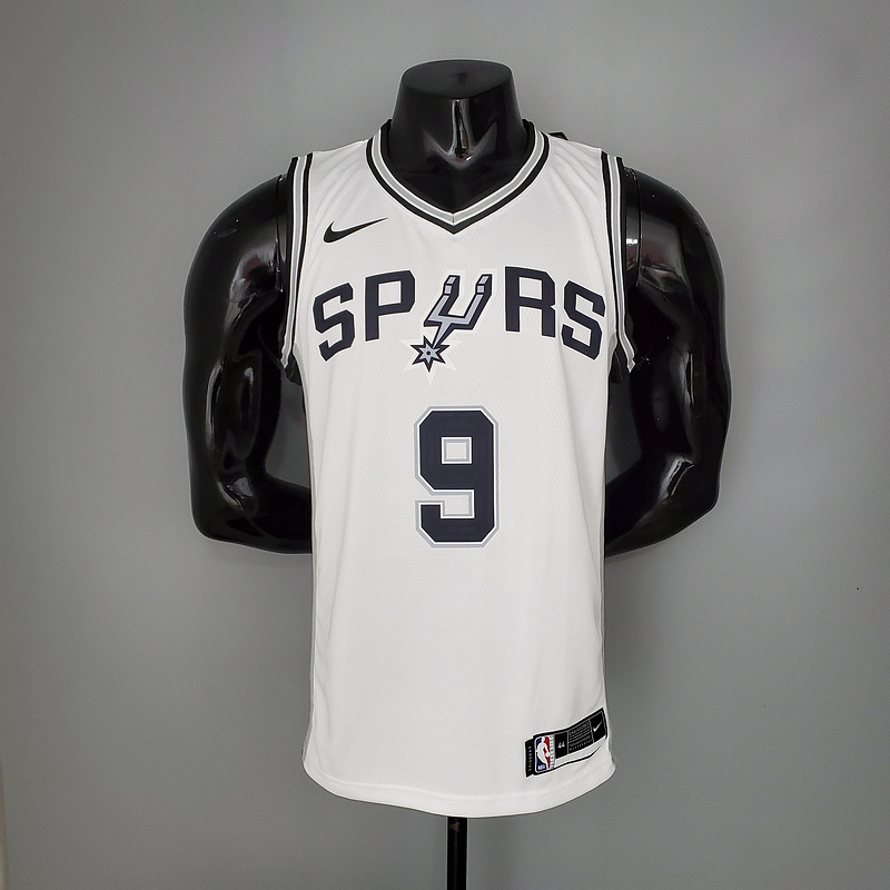 PARKER#9 Spurs White NBA Jersey S-XXL