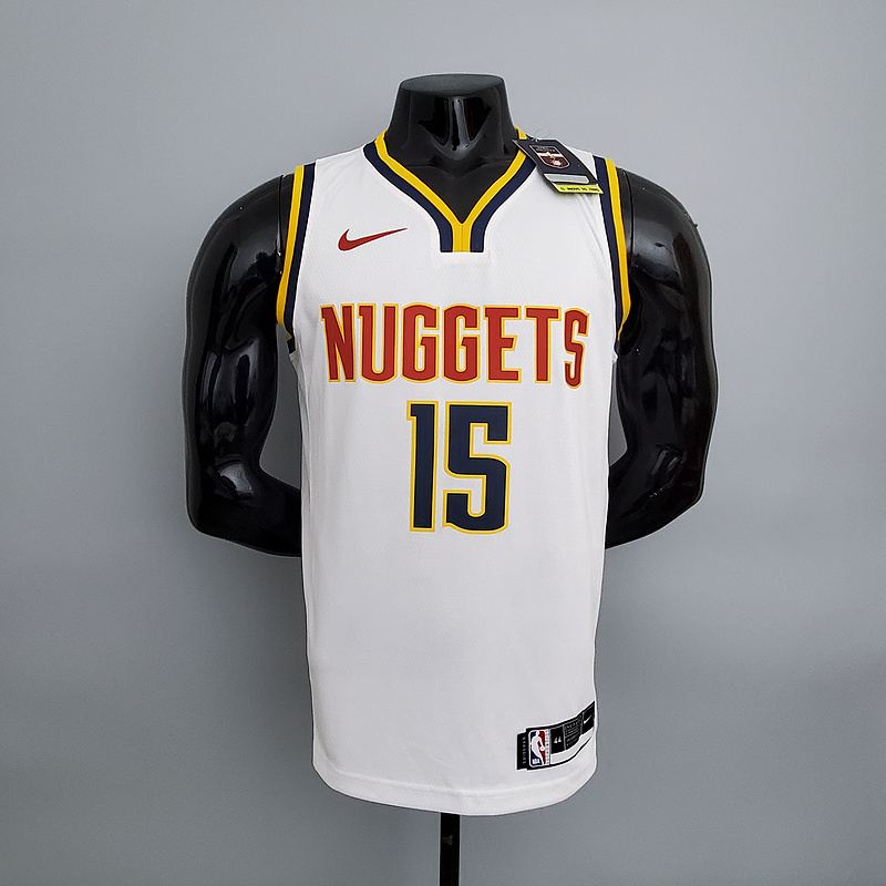 Nuggets Jokic #15 Limited White NBA Jersey S-XXL