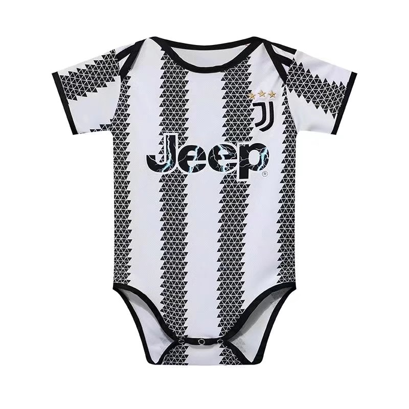 2022-2023 Juventus home baby onesie jersey 