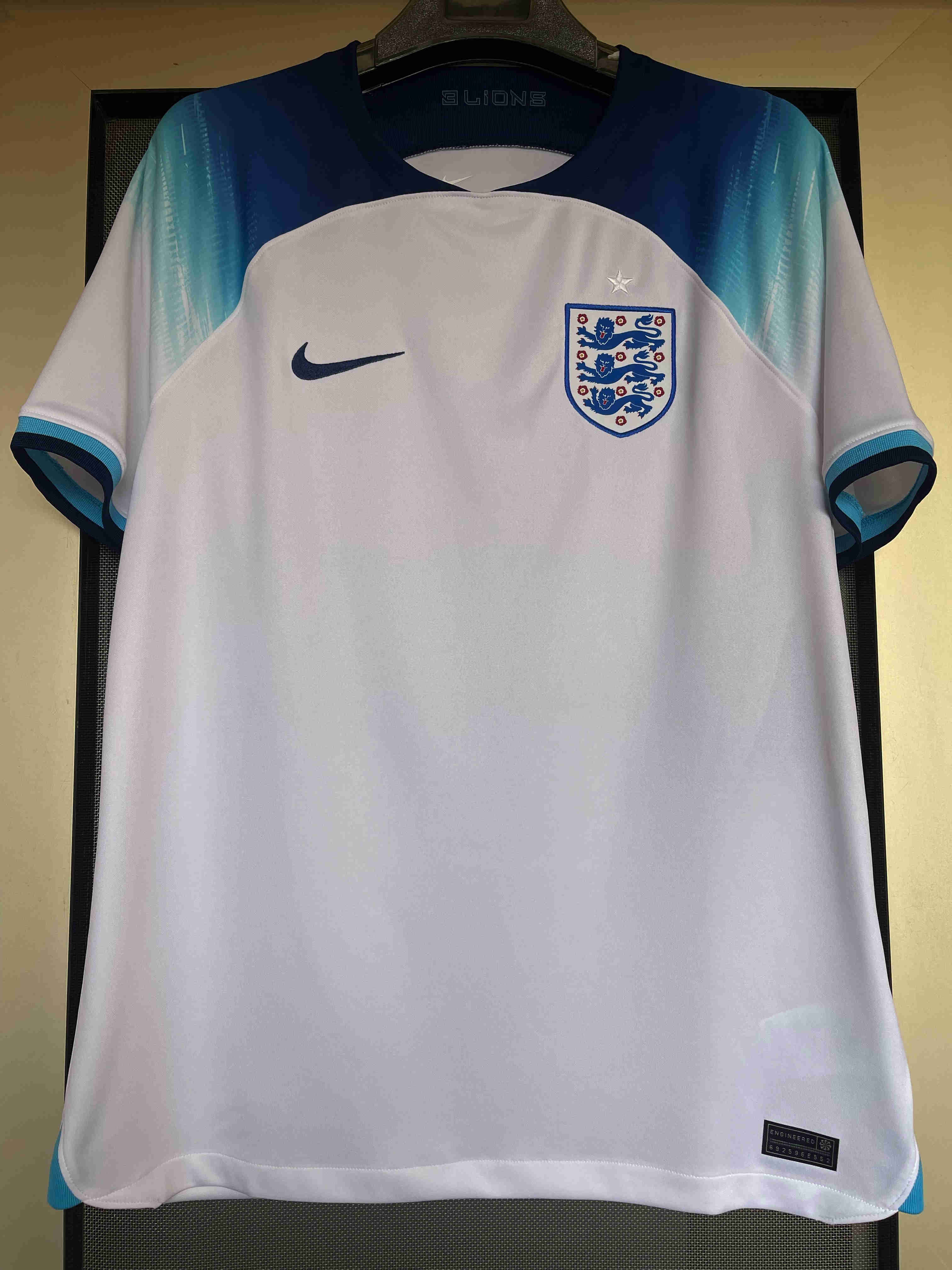 2022-2023 England  home jersey