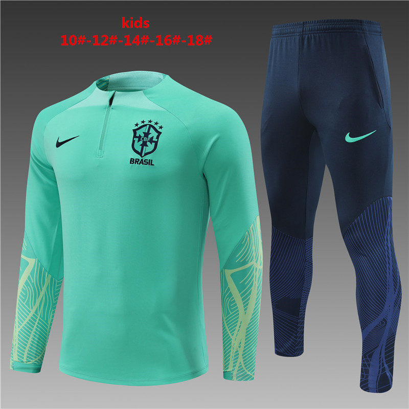 2022/2023 Brazil kids kit Training suit
