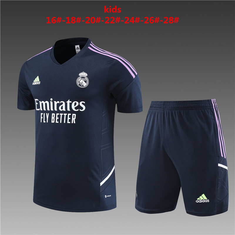 2022-2023 Real Madrid Training clothes KIDS kit With pockets