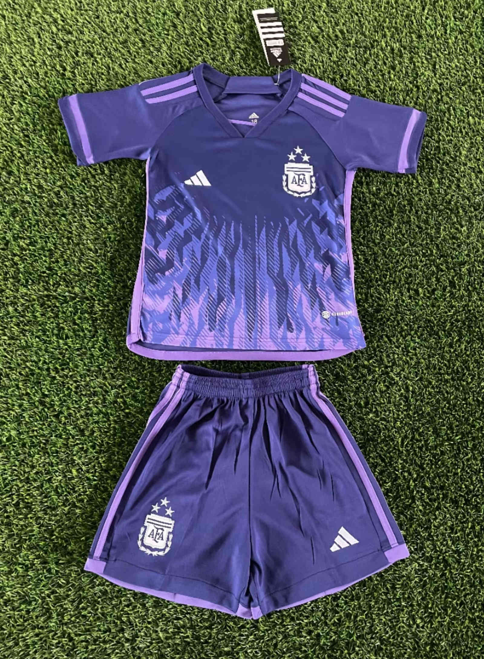 2022-2023 Argentina away kids kit 