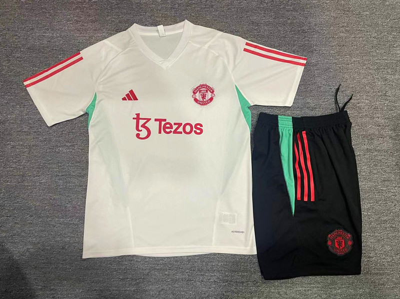 2023-2024 Manchester United Training clothes   adult  kit  With pockets