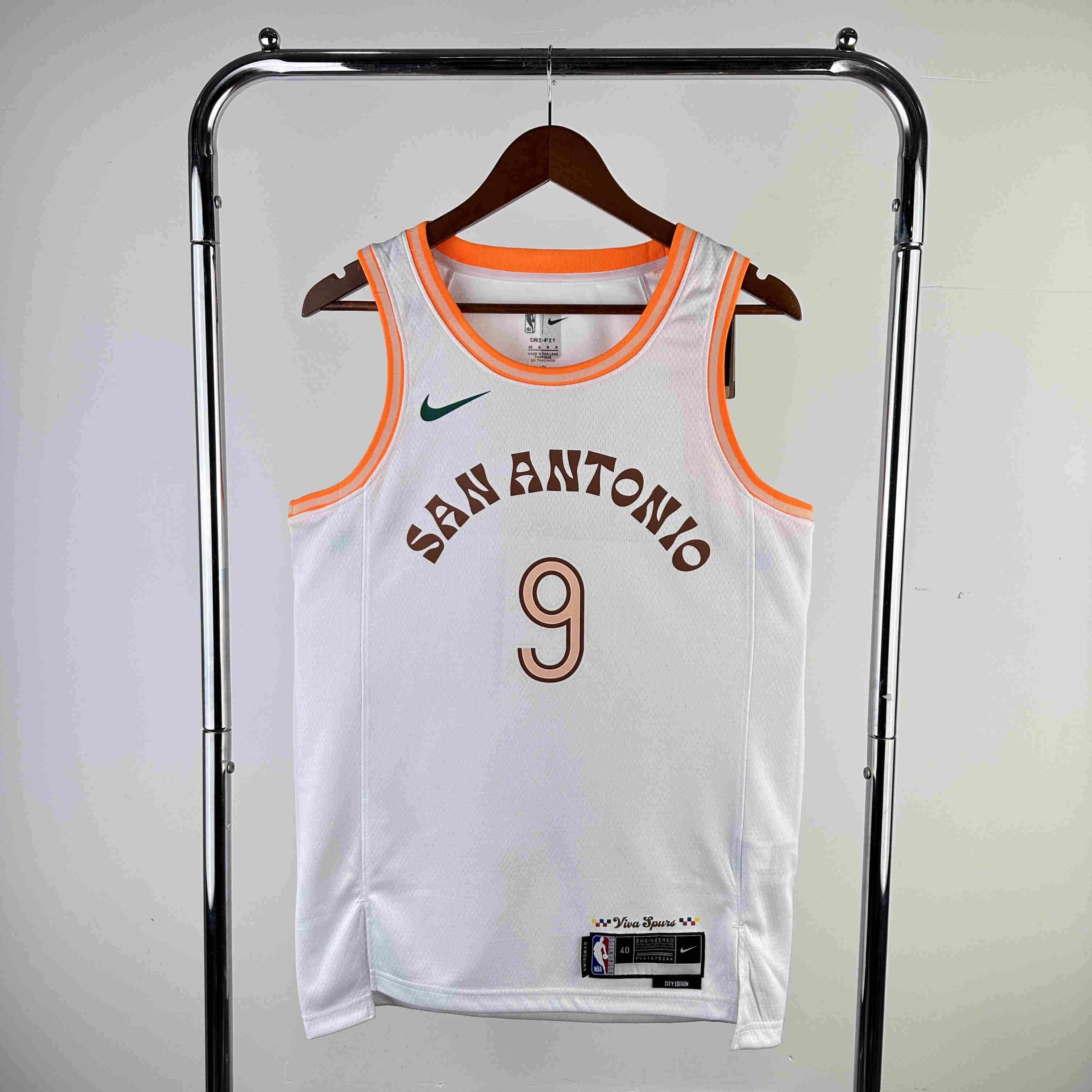 San Antonio Spurs NBA Jersey Parker 9