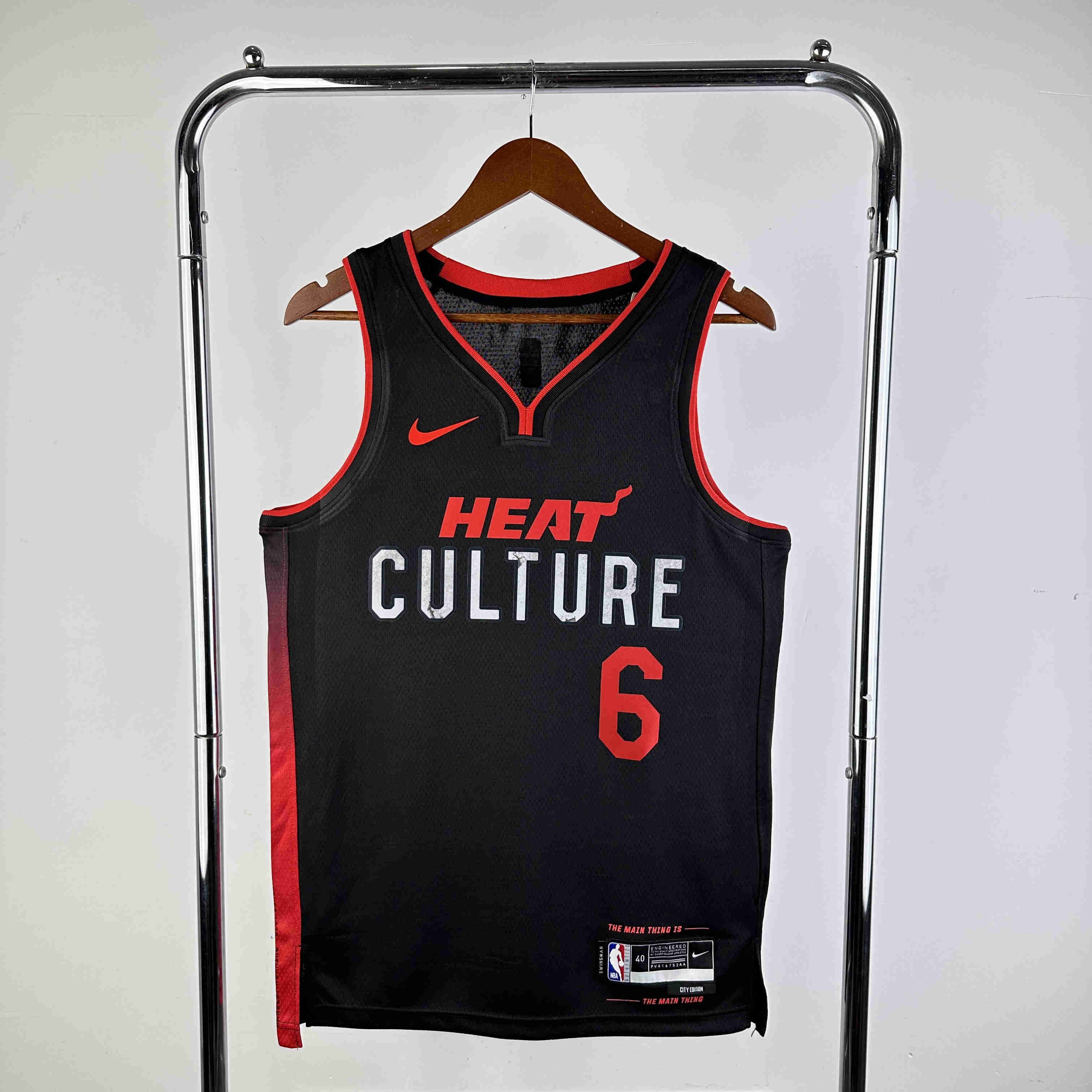 Miami Heat NBA Jersey James 6