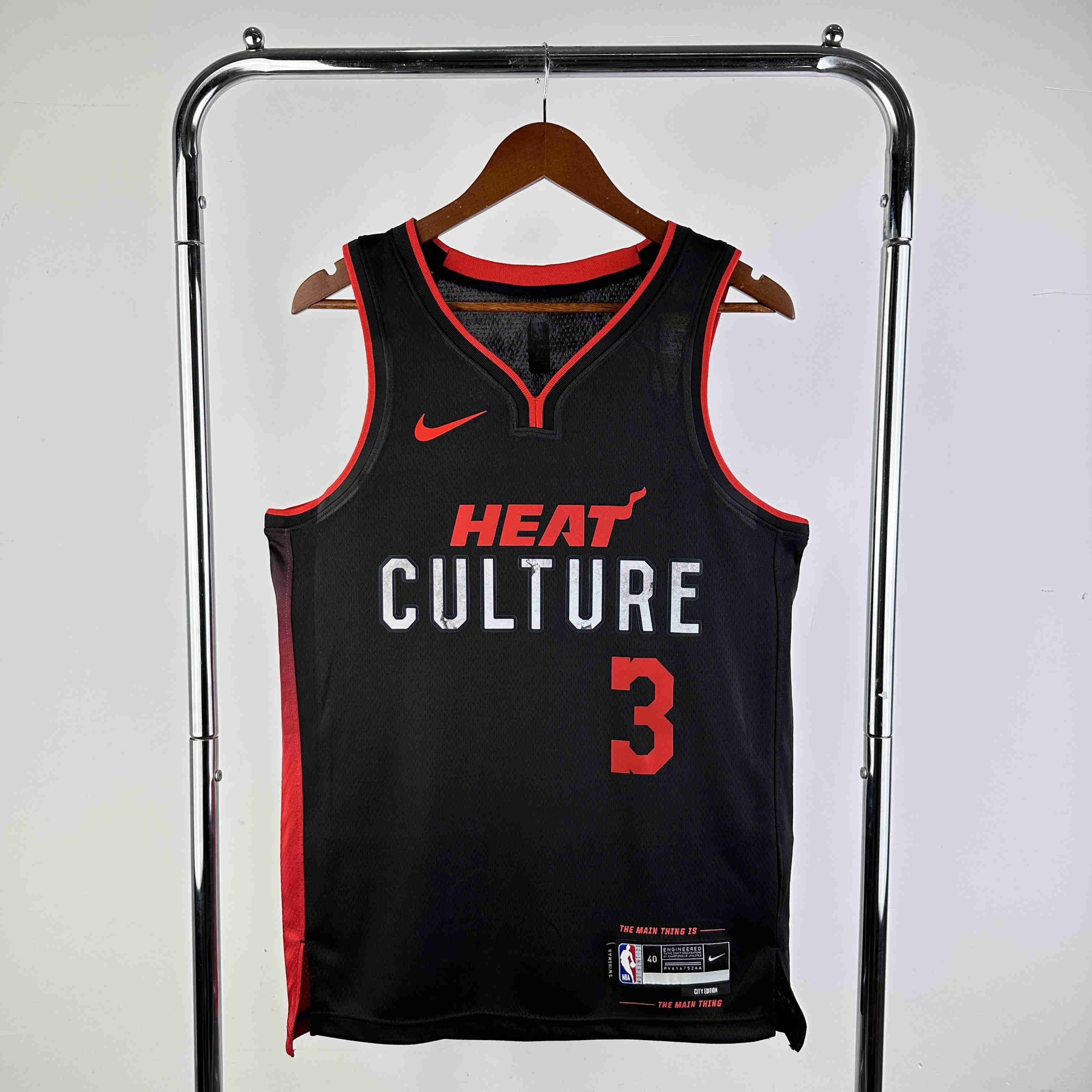 Miami Heat NBA Jersey   Wade 3