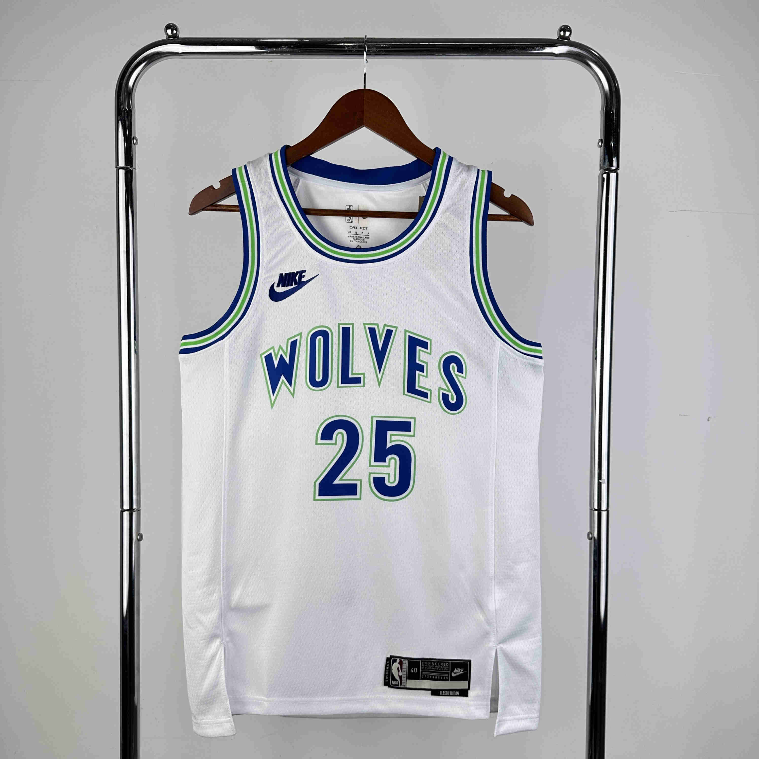 Minnesota Timberwolves NBA Jersey rose 25