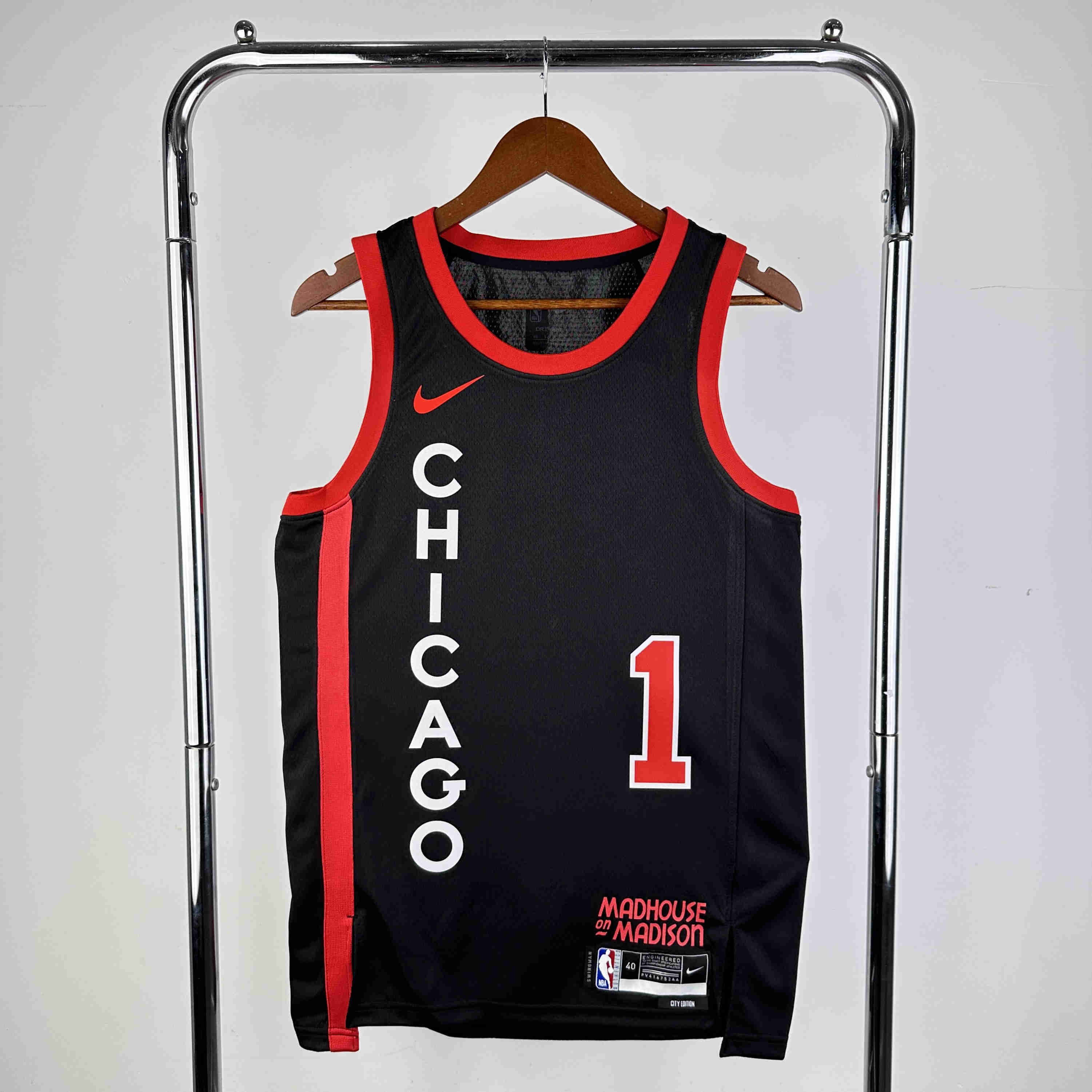 Chicago Bulls NBA Jersey rose 1