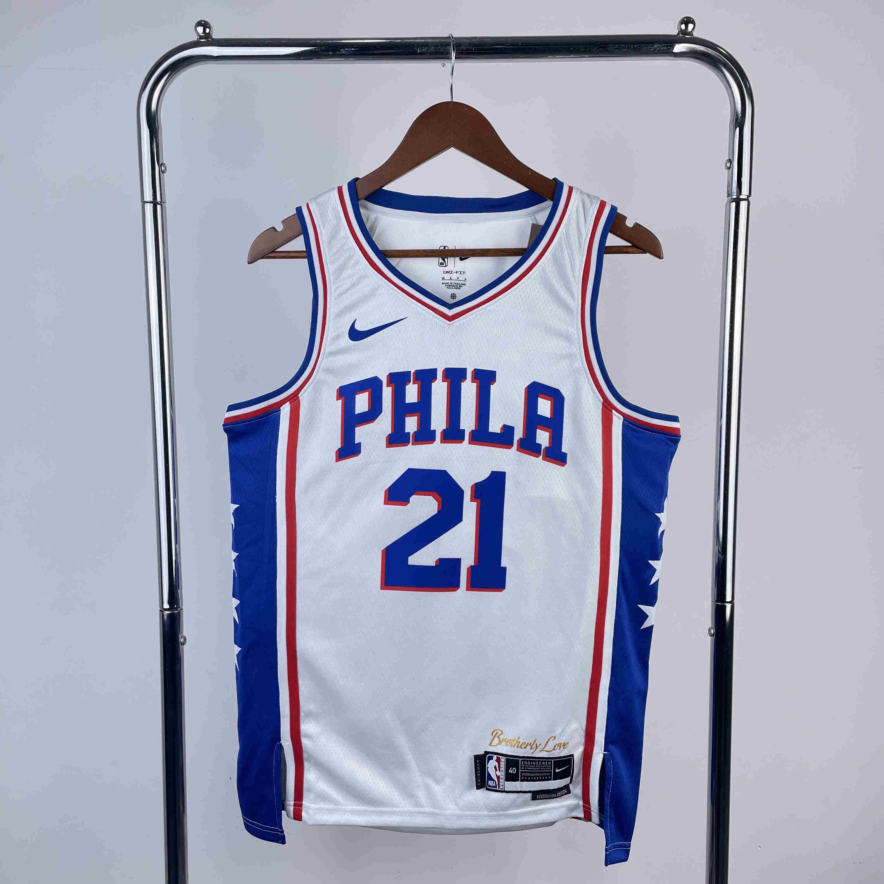 Philadelphia 76ers NBA Jersey Embiid 21