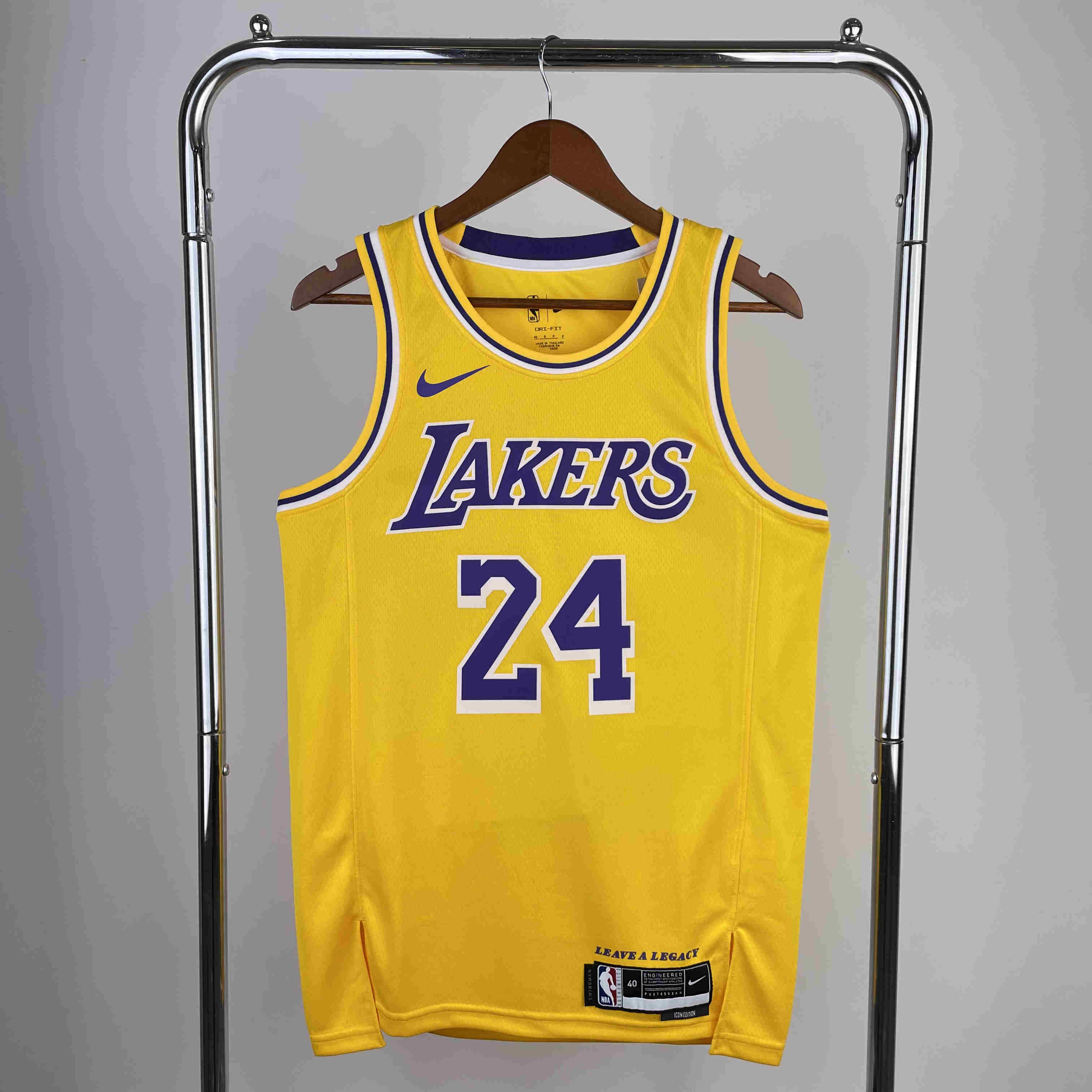 Los Angeles Lakers NBA Jersey braɪənt 24